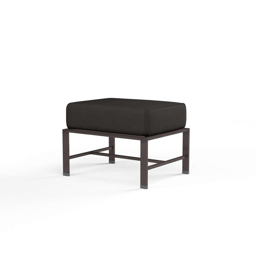 Sunset West - La Jolla Ottoman in Spectrum Carbon w/ Self Welt - SW401-OTT-48085 veiw 1