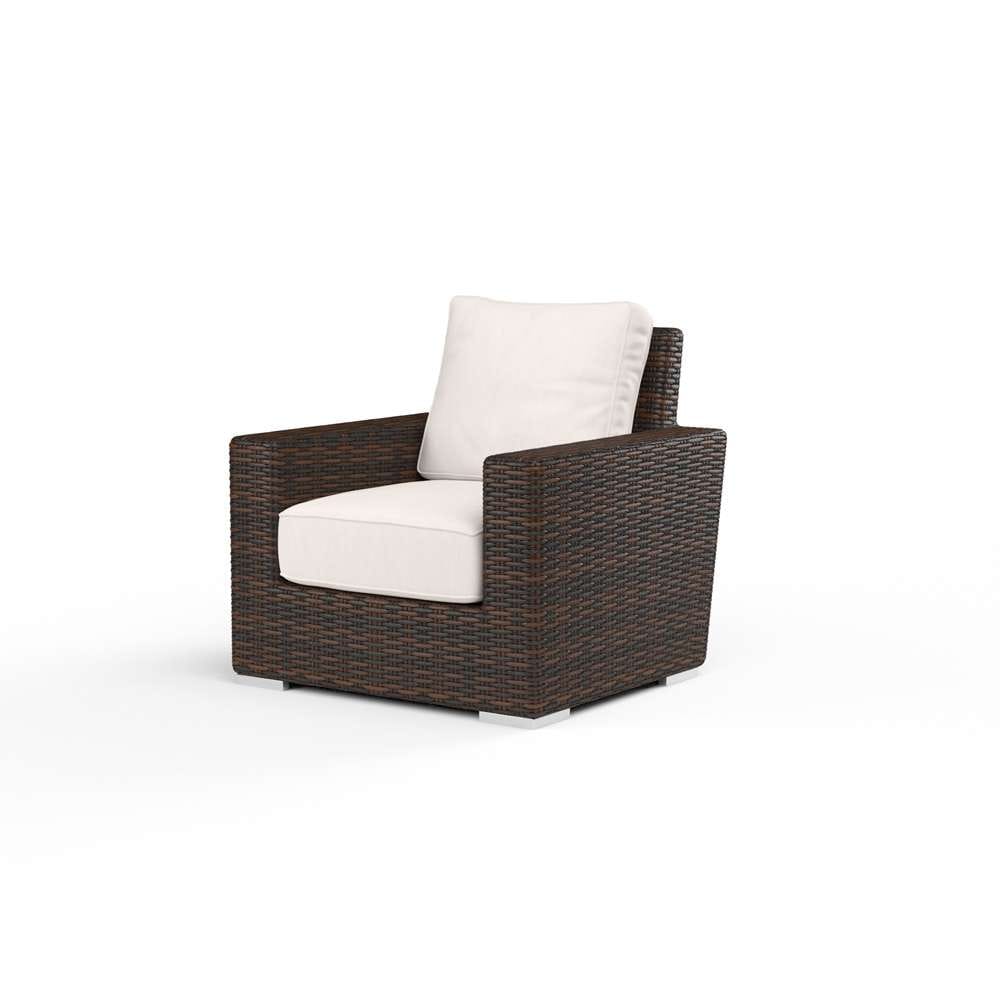 Sunset West - Montecito Club Chair in Canvas Natural w/ Self Welt - SW2501-21-5404 veiw 1