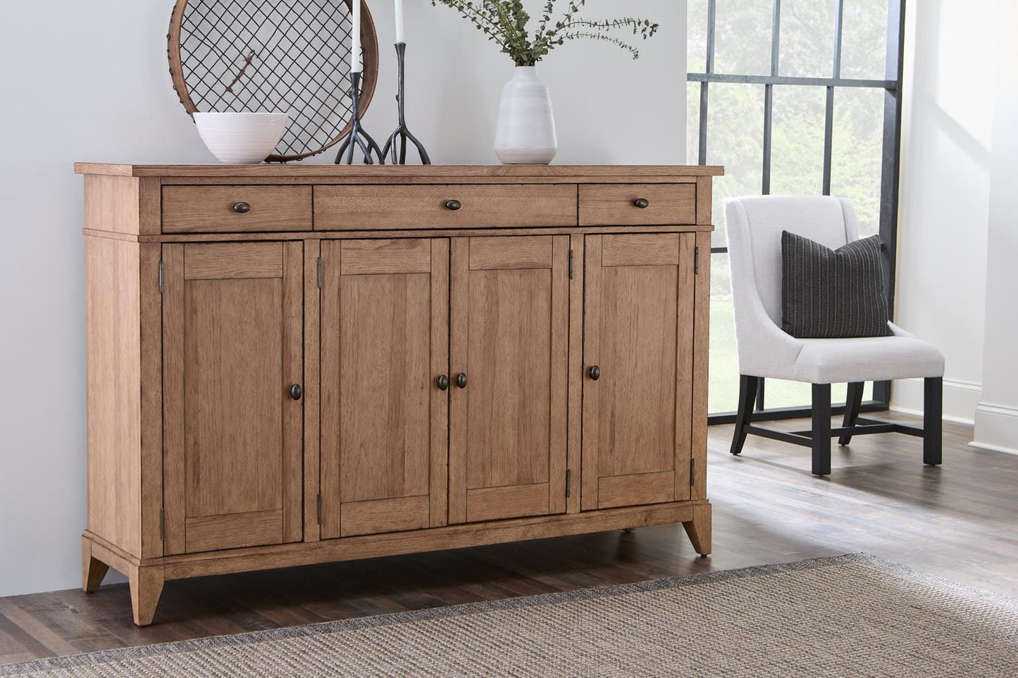 Legacy Classic Furniture - Trisha Yearwood Todays Traditions Credenza in Natural Hickory - TY656-895 view 4