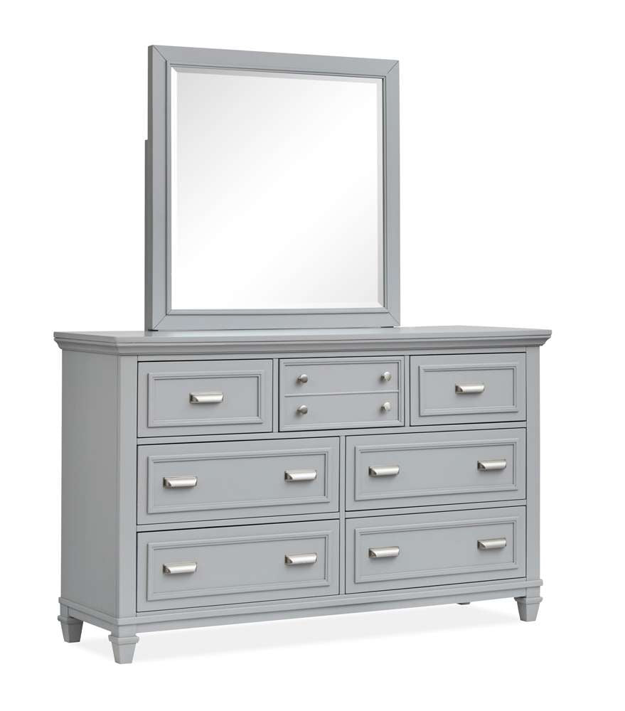 Magnussen - Charleston Drawer Dresser - White - B5611-20WH veiw 3