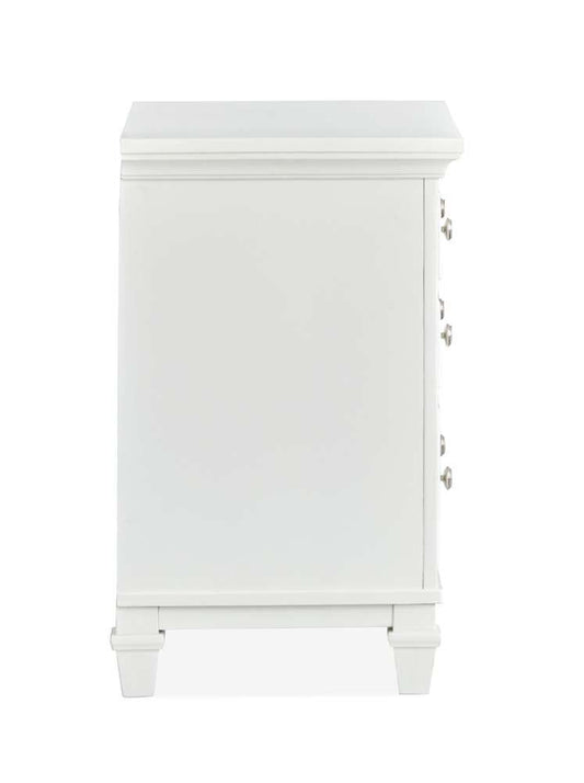 Magnussen - Charleston Drawer Nightstand - White - B5611-01WH veiw 2