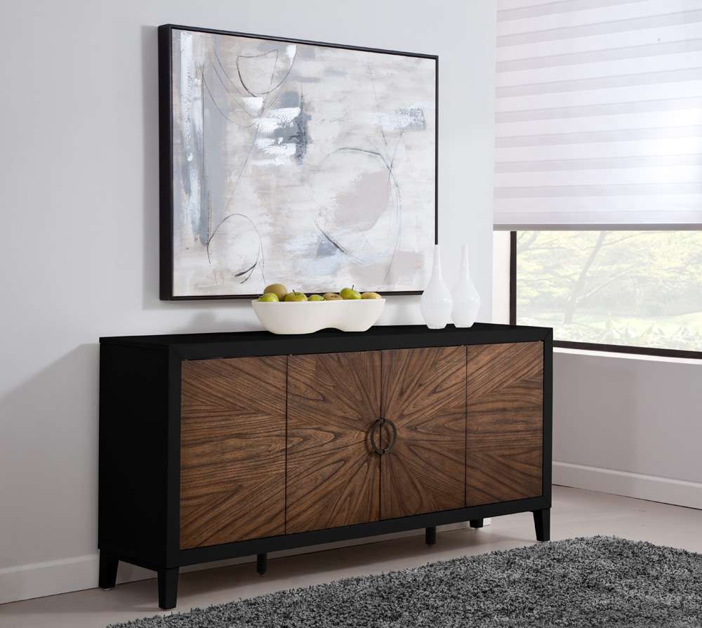 Martin Svensson Home - San Tropez Black and Cinnamon Brown 68-Inch TV Stand - 909332 veiw 5