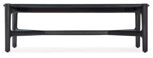 M Furnishings - Harlow Soft Rectangle Coffee Table - Black - M03-80110-99 veiw 2