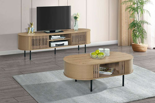 New Classic Furniture - Brax Cocktail Table-Natural - T3512N-10 veiw 2