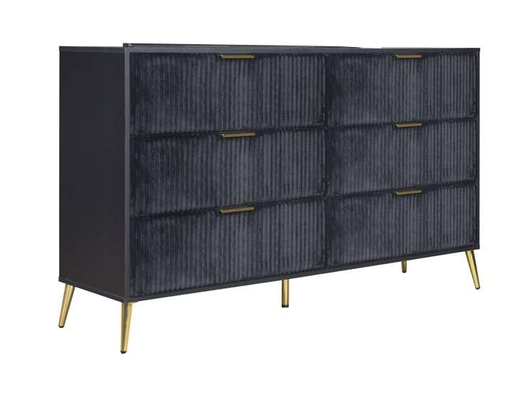 New Classic Furniture - Kailani Dresser- Black - B4378K-050 veiw 1