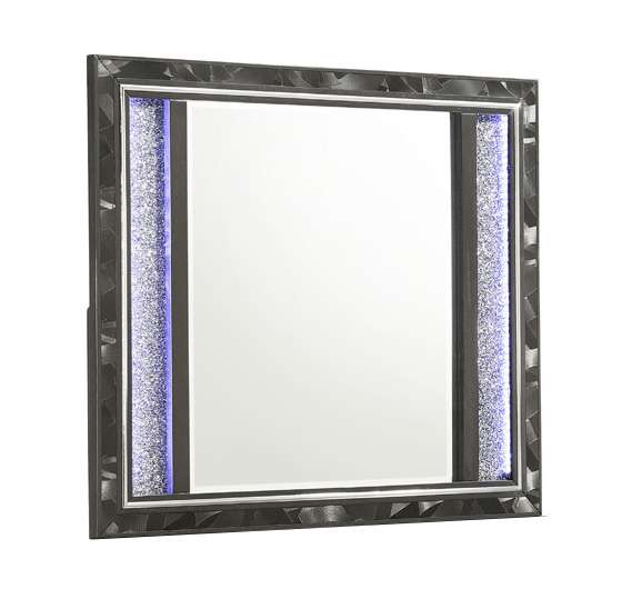 New Classic Furniture - Radiance Mirror-Black Pearl - B976K-060 veiw 1