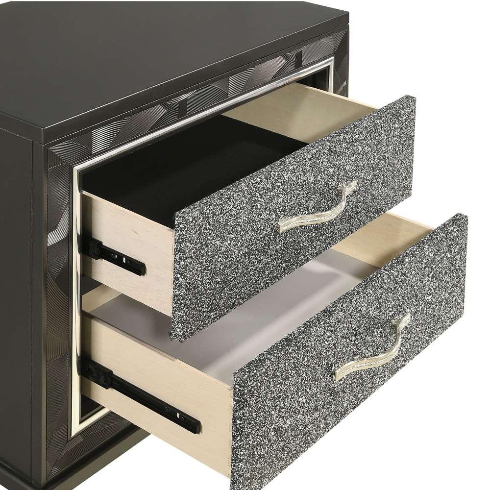 New Classic Furniture - Radiance Nightstand-Black Pearl - B976K-040 veiw 6