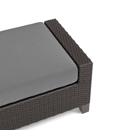 New Classic Furniture - Skye Outdoor Patio Footstools, Set Of 2 Ottomans-Gray - G807G-19S veiw 2