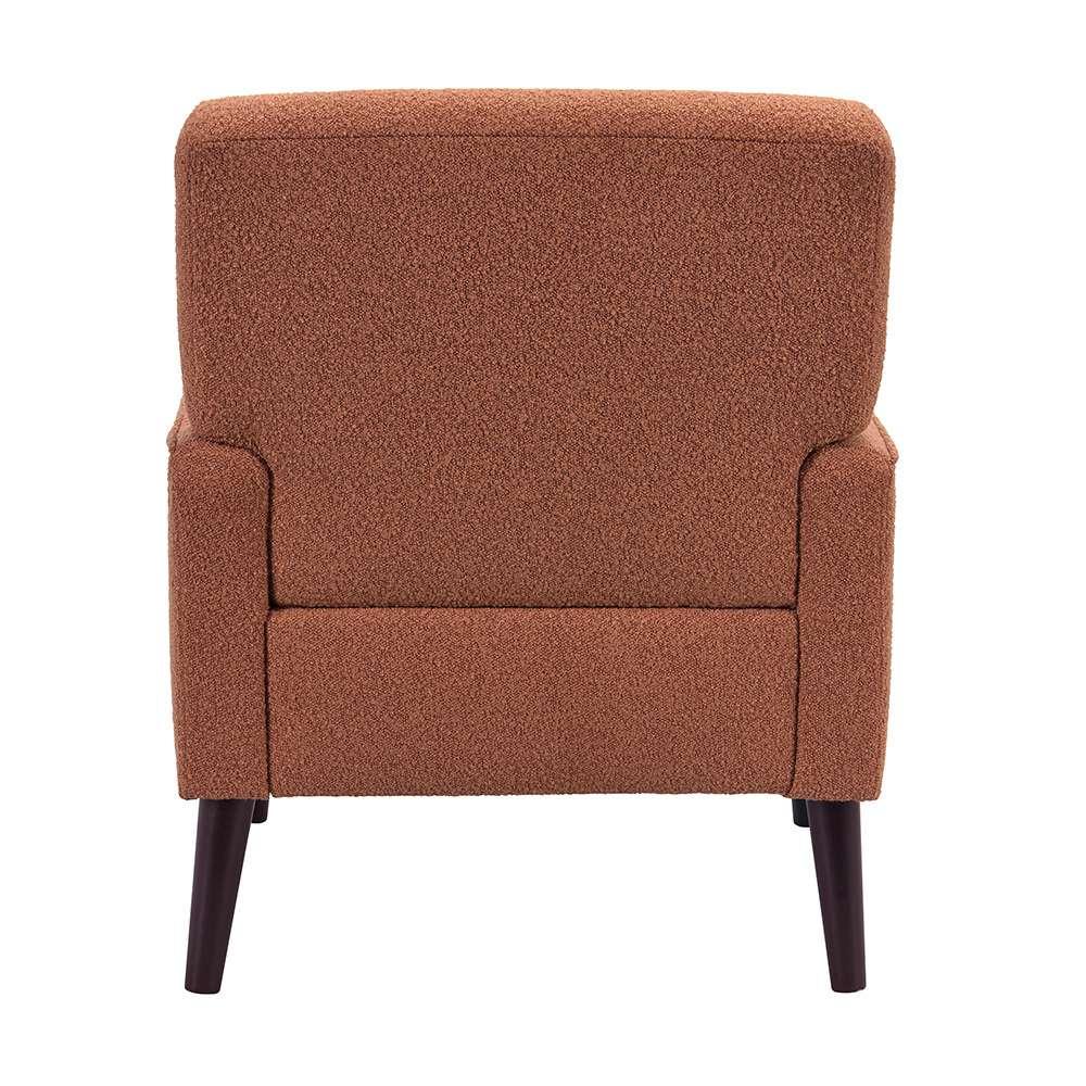 Picket House Furnishings - May Chair in 8077 Boucle Orange & Espresso - U-4410-8331-100 veiw 3