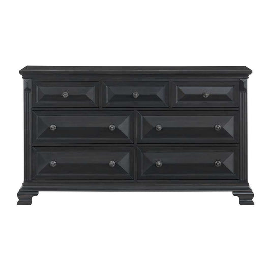 Picket House Furnishings - Sumner 7-Drawer Dresser in Black - B-10980-8-DR veiw 2