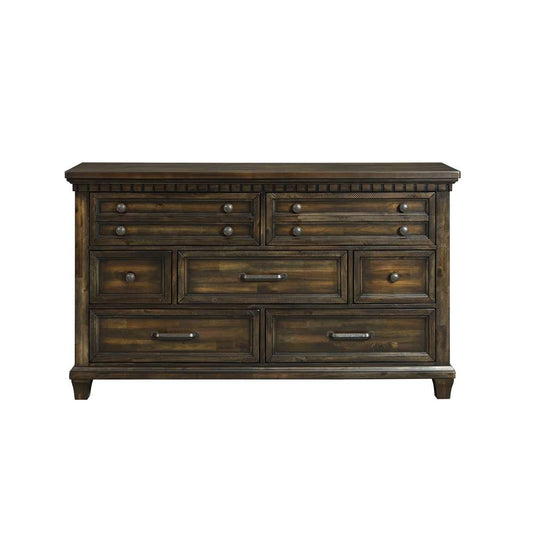 Picket House Furnishings - Windom 7-Drawer Dresser in Charcoal - B-10530-5-DR veiw 2