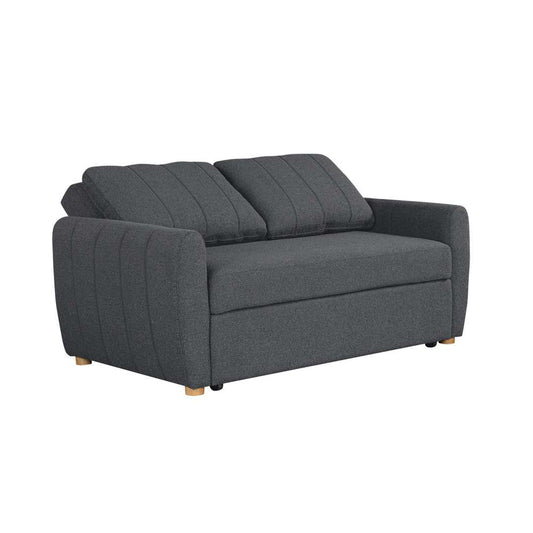 Serta by Lifestyle Solutions - Isak Convertible Loveseat, Charcoal - 112A033CHR veiw 2