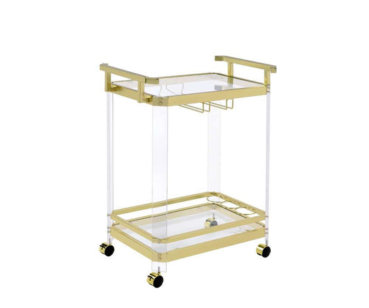 Steve Silver - Aerin Server Cart w/Casters - AE100CAS veiw 2