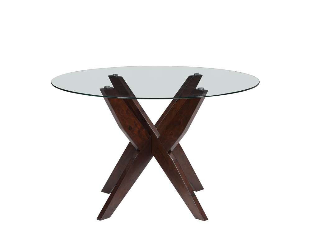 Steve Silver - Amalie Round Dining Table-Walnut - AL4848TTB veiw 1
