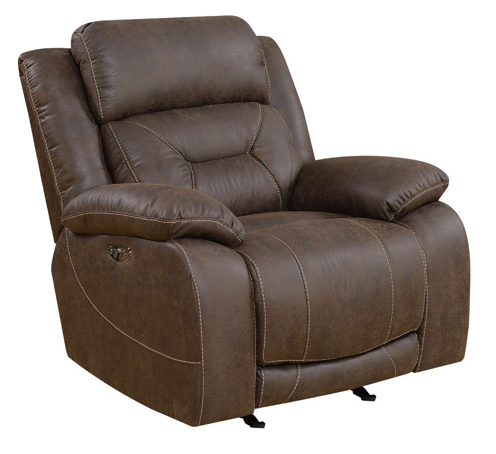 Steve Silver - Aria Power Recliner - Brown - AA950CBN veiw 1
