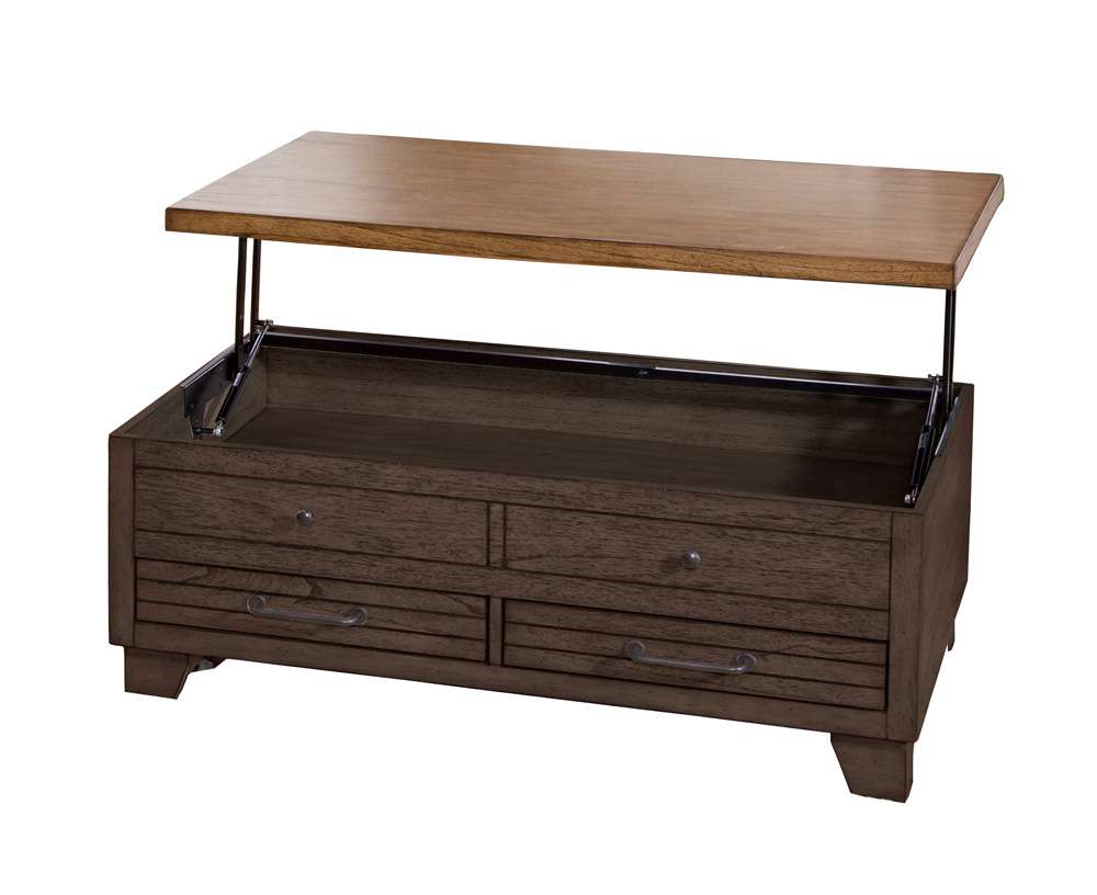 Steve Silver - Bear Creek Brown Lift Top Cocktail Table - BC400CASB veiw 1