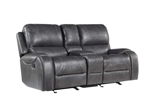 Steve Silver - Keily Gray Manual Console Loveseat - KE800CLG veiw 2