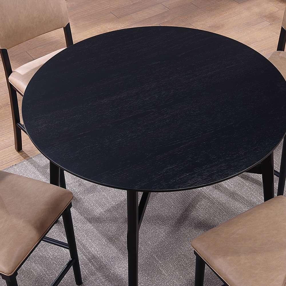Steve Silver - Oslo 24-inch Counter Stool - Midnight - (Set of 2) - OLS500KCC veiw 4