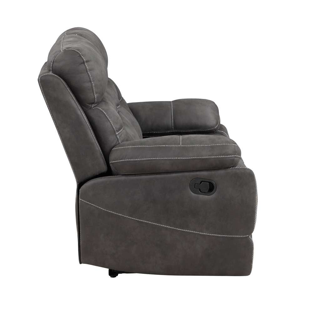 Steve Silver - Rodger Manual Reclining Loveseat - Midnight Gray - RUD800LG veiw 4