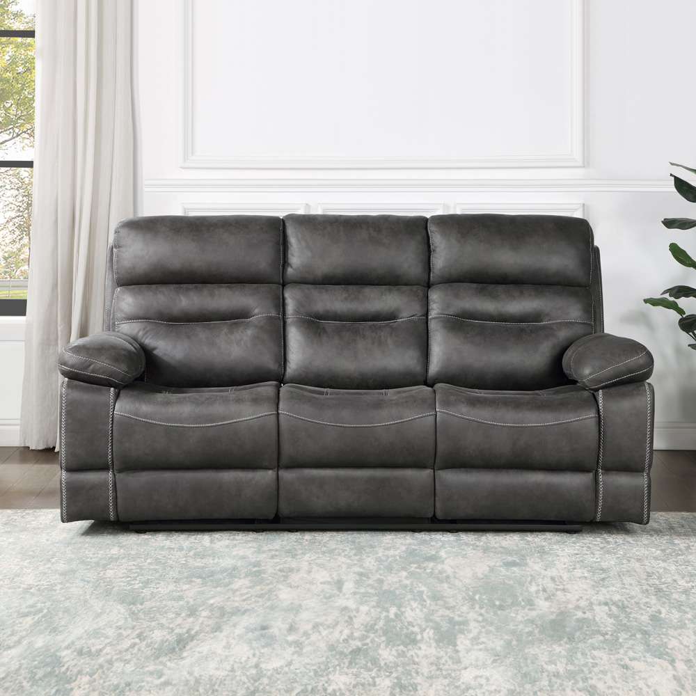 Steve Silver - Rudger 3pc Upholstered Set - Gray - RUD800-3PC-G veiw 6