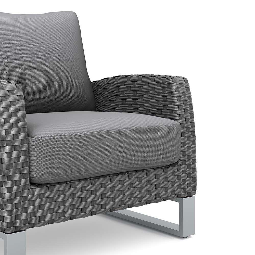 New Classic Furniture - Fiji Outdoor Patio 2Pc Chair Set- Gray - 60-801G-4PC veiw 4