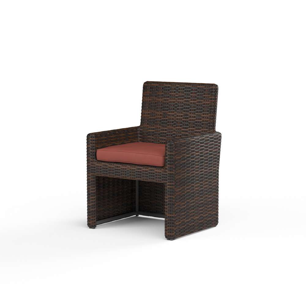 Sunset West - Montecito Dining Chair in Canvas Henna w/ Self Welt - SW2501-1-5407 veiw 1