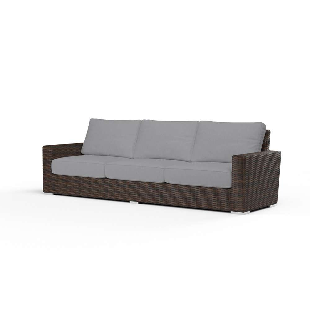 Sunset West - Montecito Sofa in Canvas Granite w/ Self Welt - SW2501-23-5402 veiw 1