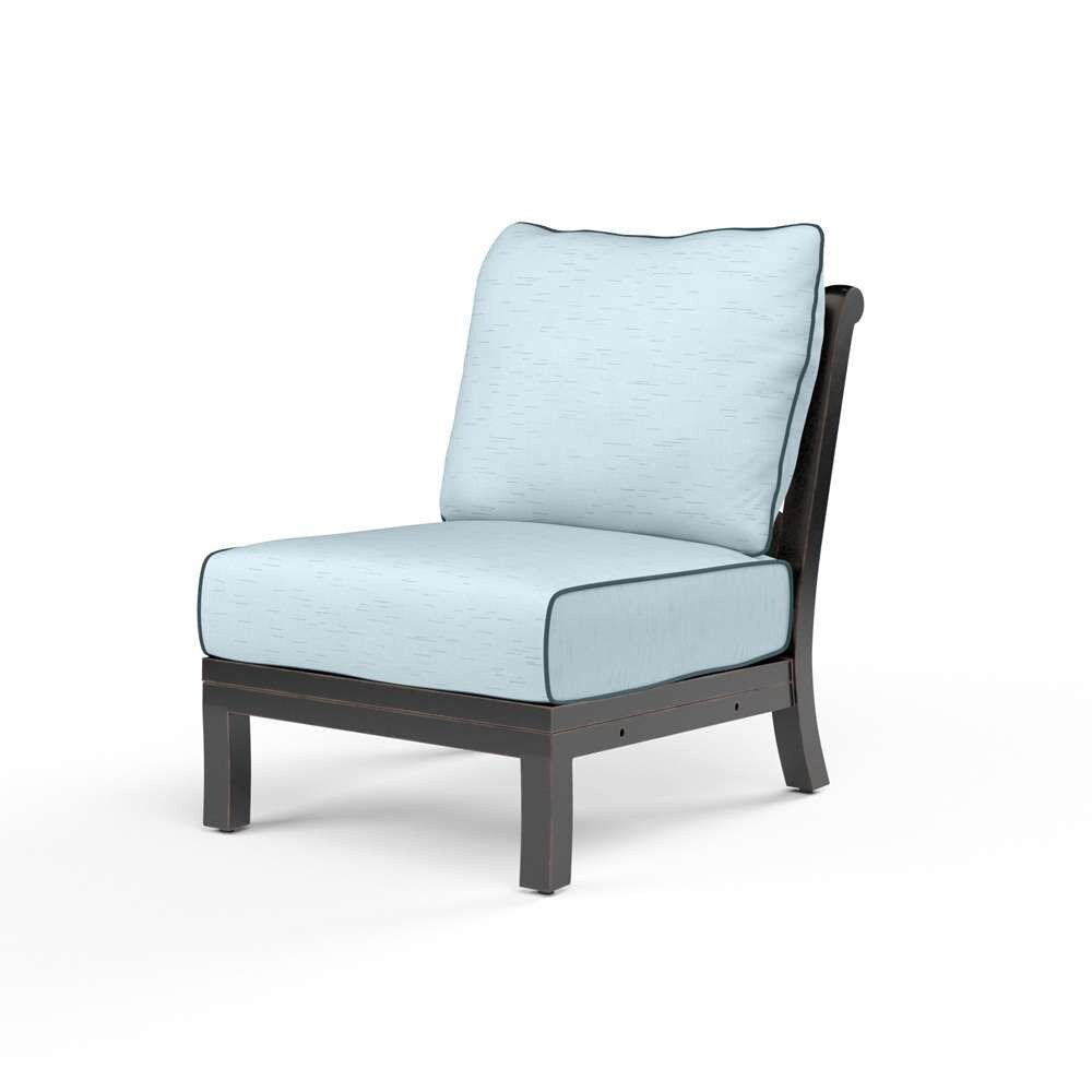 Sunset West - Monterey Armless Club in Canvas Skyline w/ Self Welt - SW3001-AC-14091_CLOSEOUT veiw 1