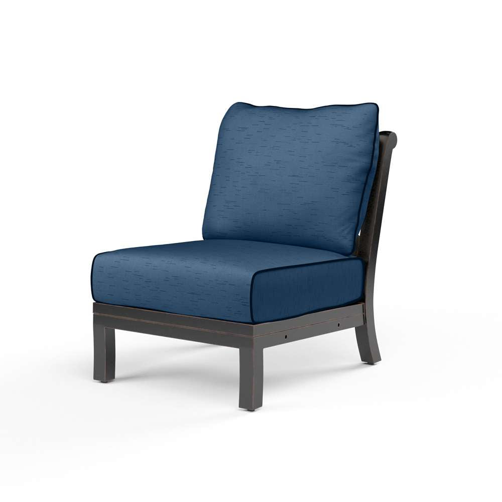 Sunset West - Monterey Armless Club in Spectrum Indigo w/ Self Welt - SW3001-AC-48080_CLOSEOUT veiw 1