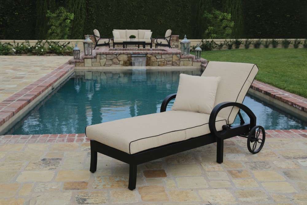 Sunset West - Monterey Chaise Lounge in Frequency Sand w/ Contrast Canvas Java Welt - SW3001-9-LSTN-STKIT veiw 3