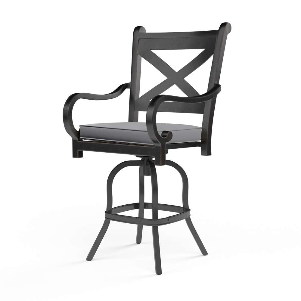 Sunset West - Monterey Counter Stool in Canvas Granite w/ Self Welt - SW3001-7C-5402 veiw 1