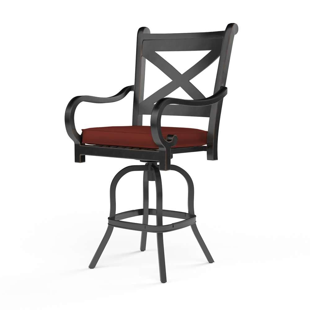 Sunset West - Monterey Counter Stool in Canvas Henna w/ Self Welt - SW3001-7C-5407 veiw 1