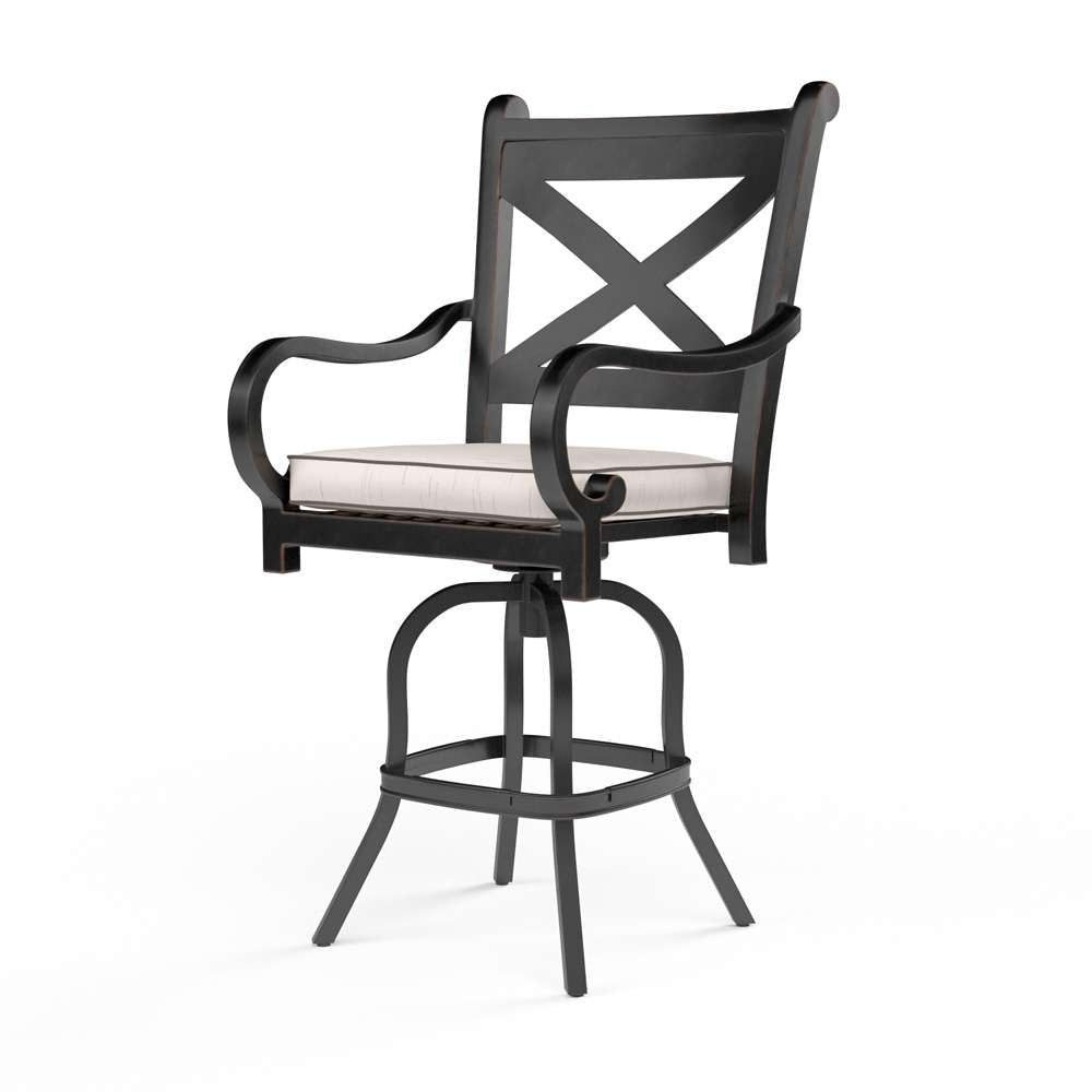 Sunset West - Monterey Counter Stool in Canvas Natural w/ Self Welt - SW3001-7C-5404 veiw 1