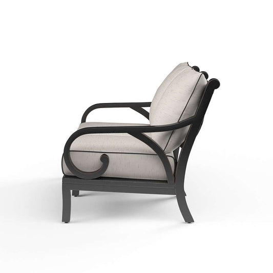 Sunset West - Monterey Loveseat in Frequency Sand w/ Contrast Canvas Java Welt - SW3001-22-SAND-STKIT veiw 2