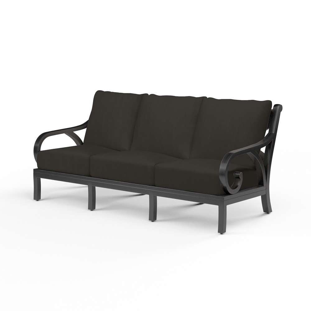 Sunset West - Monterey Sofa in Spectrum Carbon w/ Self Welt - SW3001-23-48085 veiw 1