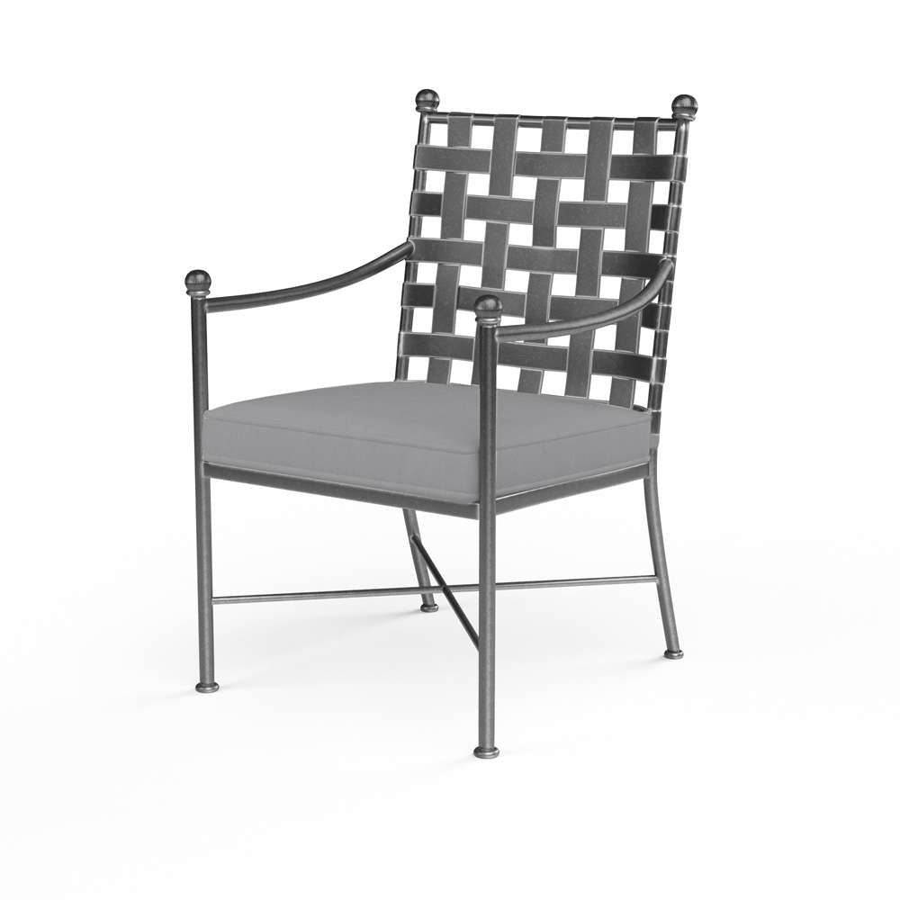 Sunset West - Provence Dining Chair in Canvas Granite w/ Self Welt - SW3201-1-5402 veiw 1