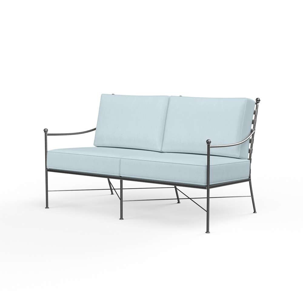 Sunset West - Provence Loveseat in Canvas Skyline w/ Self Welt - SW3201-22-14091 veiw 1