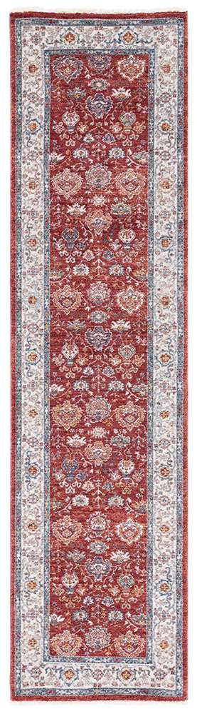 Lauren Ralph Lauren - Fairhaven Rug - 2 X 8 - Red / Ivory Blue veiw 1
