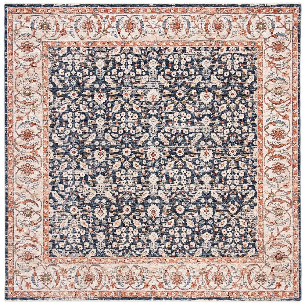 Lauren Ralph Lauren - Helena Rug - 6-7in X 6-7in Square - Navy / Beige veiw 1