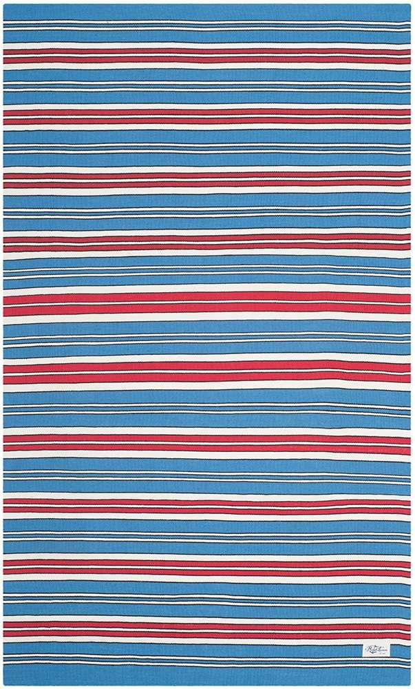 Lauren Ralph Lauren - Leopold Stripe Rug - 5 X 8 - Royal Blue veiw 1