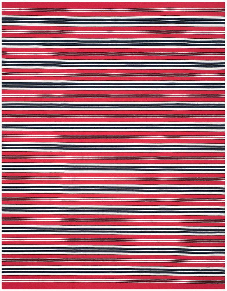 Lauren Ralph Lauren - Leopold Stripe Rug - 8 X 10 - Red veiw 1