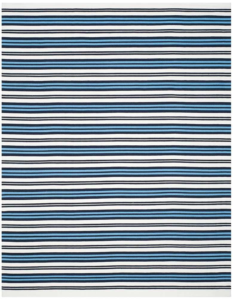 Lauren Ralph Lauren - Leopold Stripe Rug - 8 X 10 - White / French Blue veiw 1