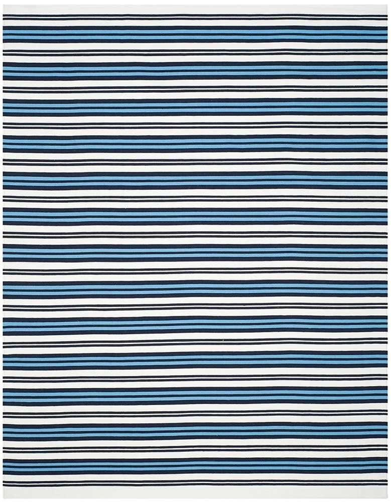 Lauren Ralph Lauren - Leopold Stripe Rug - 9 X 12 - White / French Blue veiw 1