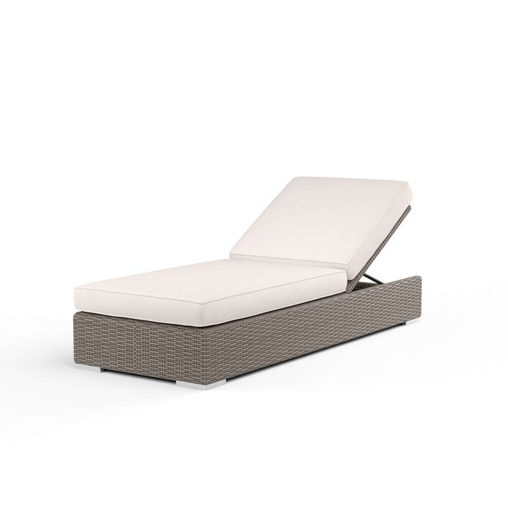 Sunset West - Coronado Adjustable Chaise in Canvas Natural w/ Self Welt - SW2101-9-5404 veiw 1