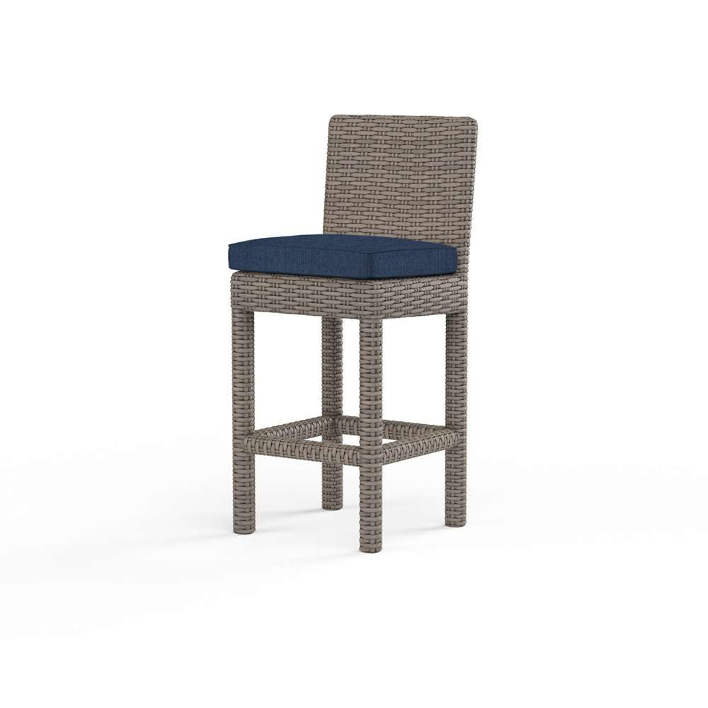 Sunset West - Coronado Barstool in Spectrum Indigo w/ Self Welt - SW2101-7B-48080 veiw 1