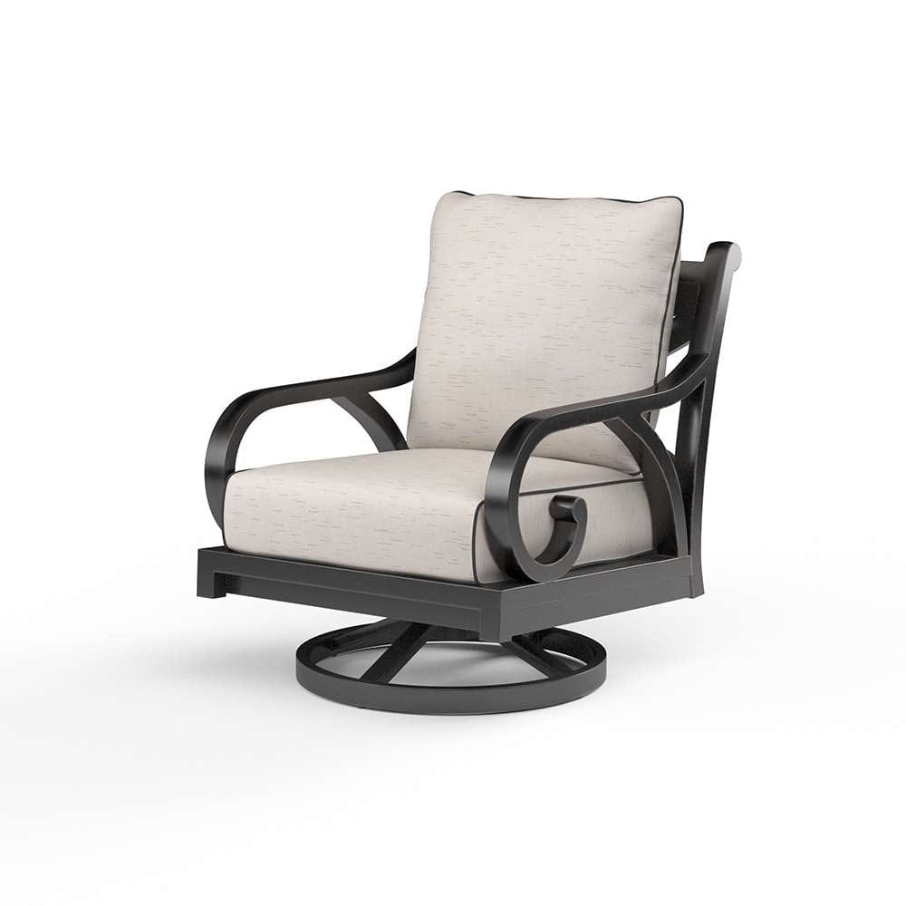 Sunset West - Monterey Swivel Rocker in Frequency Sand w/ Contrast Canvas Java Welt - SW3001-21SR-SD-STKIT veiw 1
