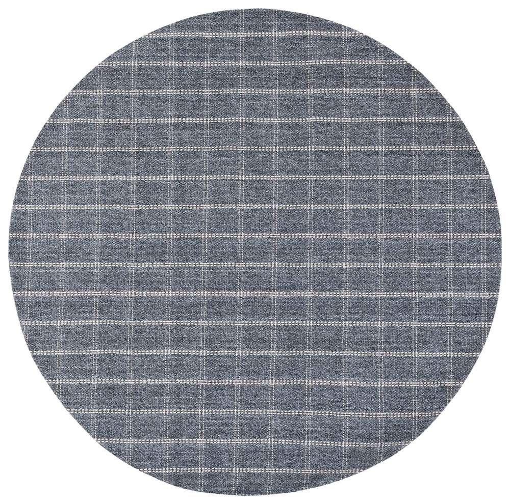 Lauren Ralph Lauren - Tamworth Check Rug - 7 X 7 Round - Charcoal veiw 1