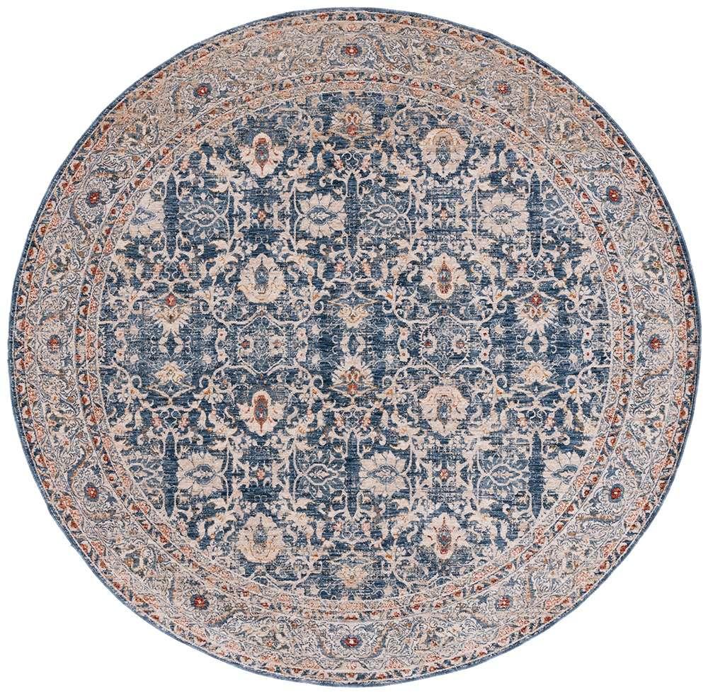 Lauren Ralph Lauren - Warwick Rug - 6-7in X 6-7in Round - Navy veiw 1