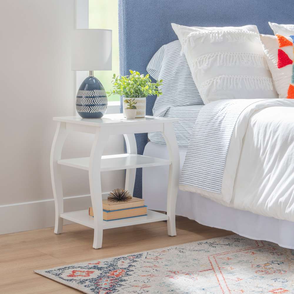 Powell Company - Prismatic Side Table, White - D1363A20W veiw 6