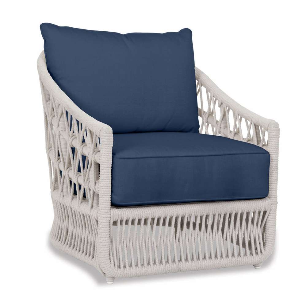 Sunset West - Dana Rope Club Chair in Spectrum Indigo w/ Self Welt - SW4301-21-48080 veiw 1